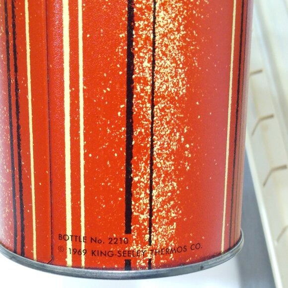 King-Seely Thermos 1960s Lunch Bucket Combo and Thermos Bottle No. 2210 Vintage - Picture 12 of 13